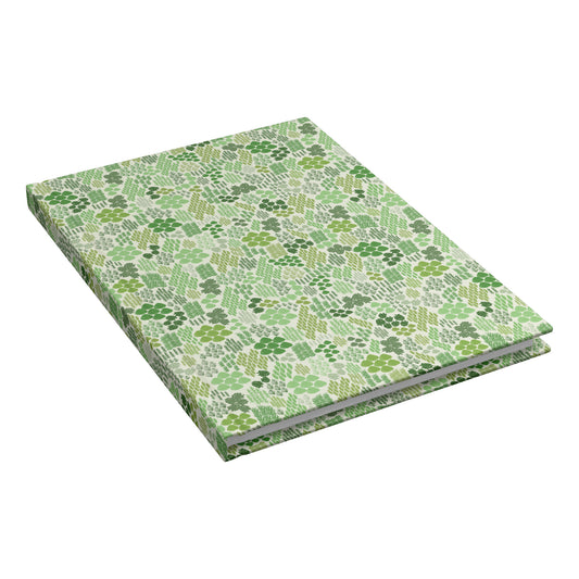 Green Irish Moss Hardcover Journal, Perforated Pages