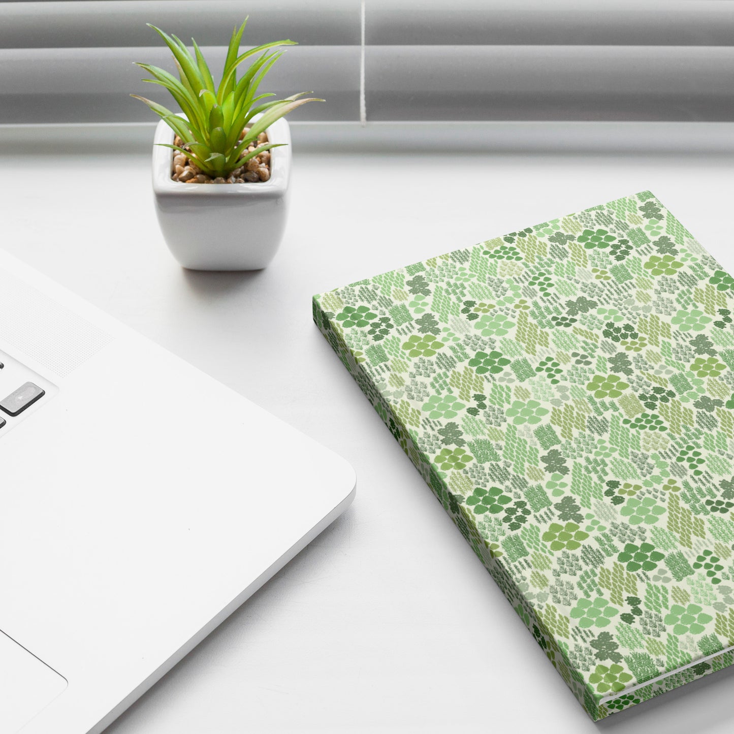 Green Irish Moss Hardcover Journal, Perforated Pages