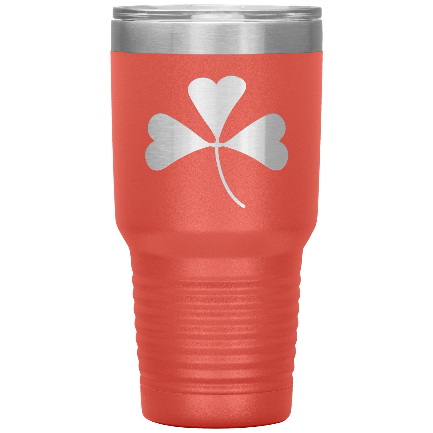 Insulated Coffee Tumbler, Shamrock, 30 oz.