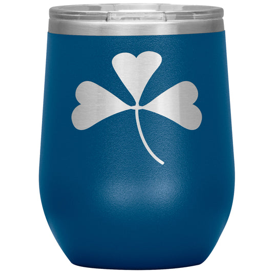 Insulated Wine Tumbler, Shamrock, 12 oz.