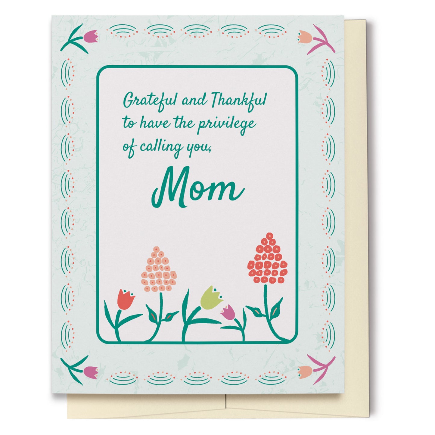 Grateful Flowers Mother's Day Card, Imperfect, Typo