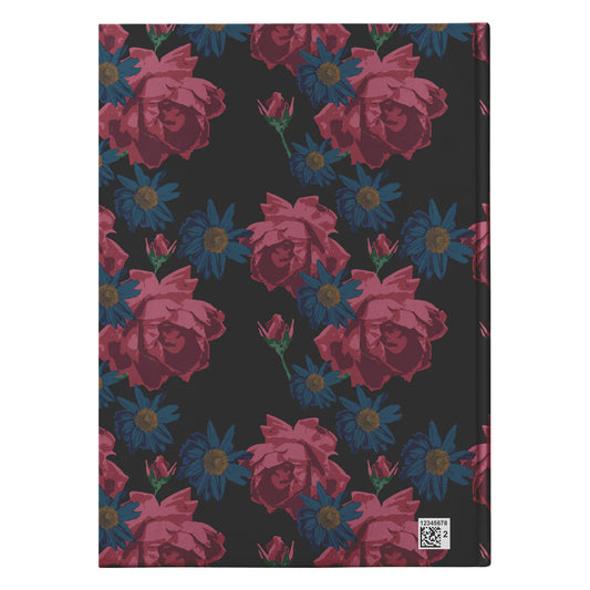 Moody Roses Hardcover Journal, Perforated Lined Sheets