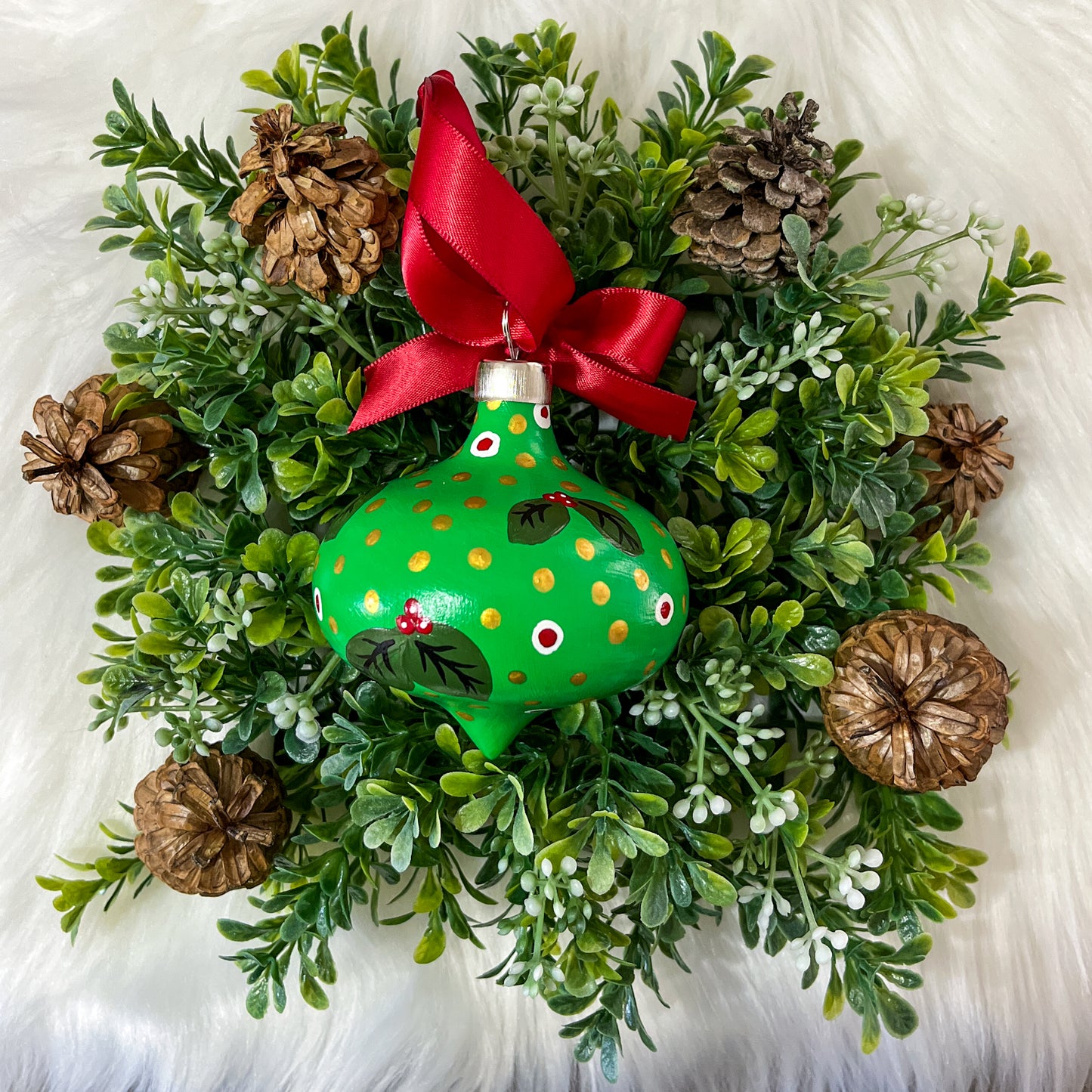 The Mary Hand Painted Ceramic Ornament, One of a Kind Gift