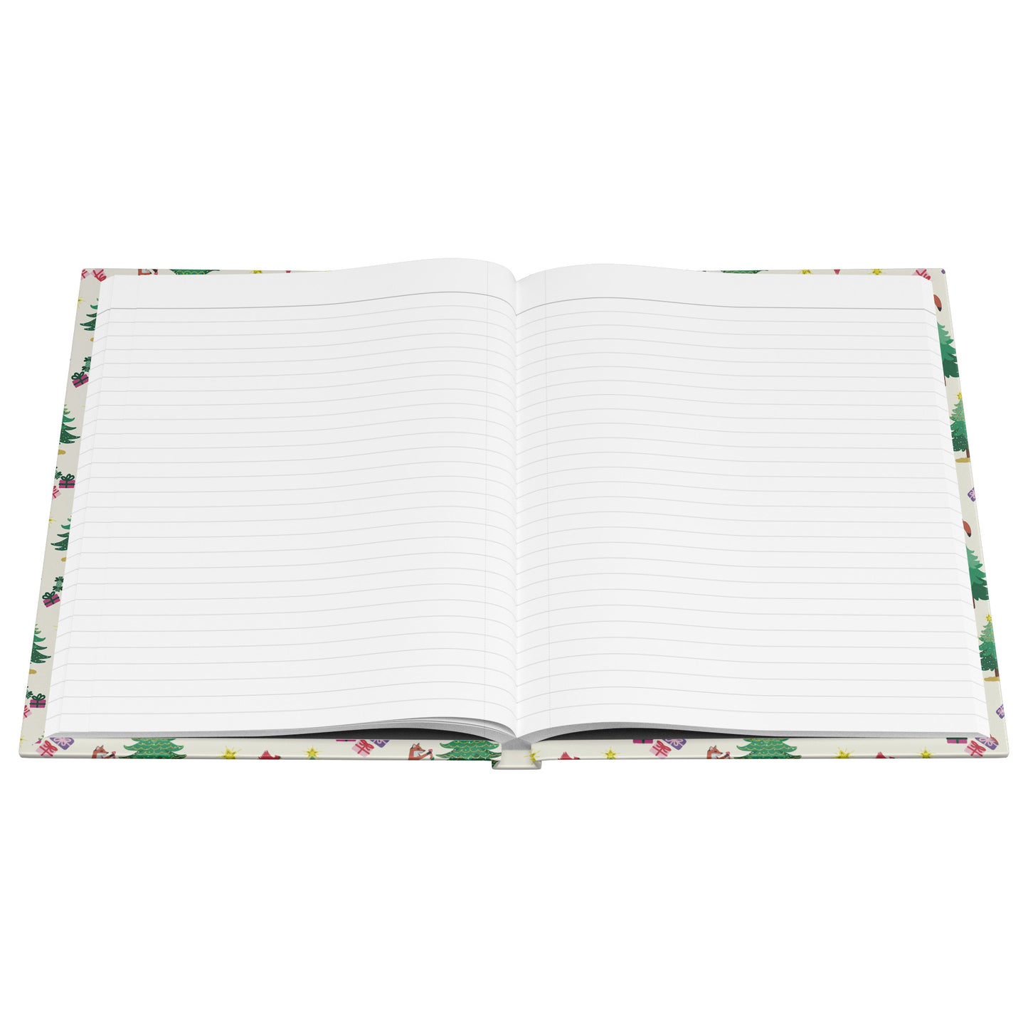 Christmas Tree Decorating Hardcover Journal, Traditional, Perforated Pages