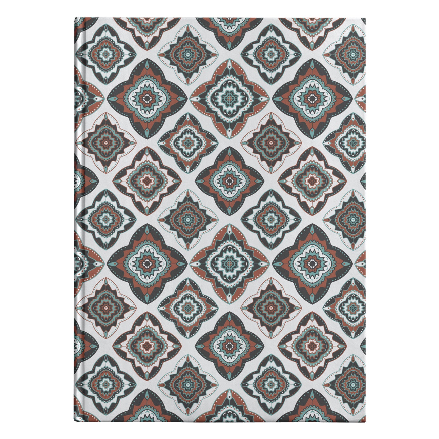 Diamond Medallions Hardcover Journal, Perforated Lined Sheets
