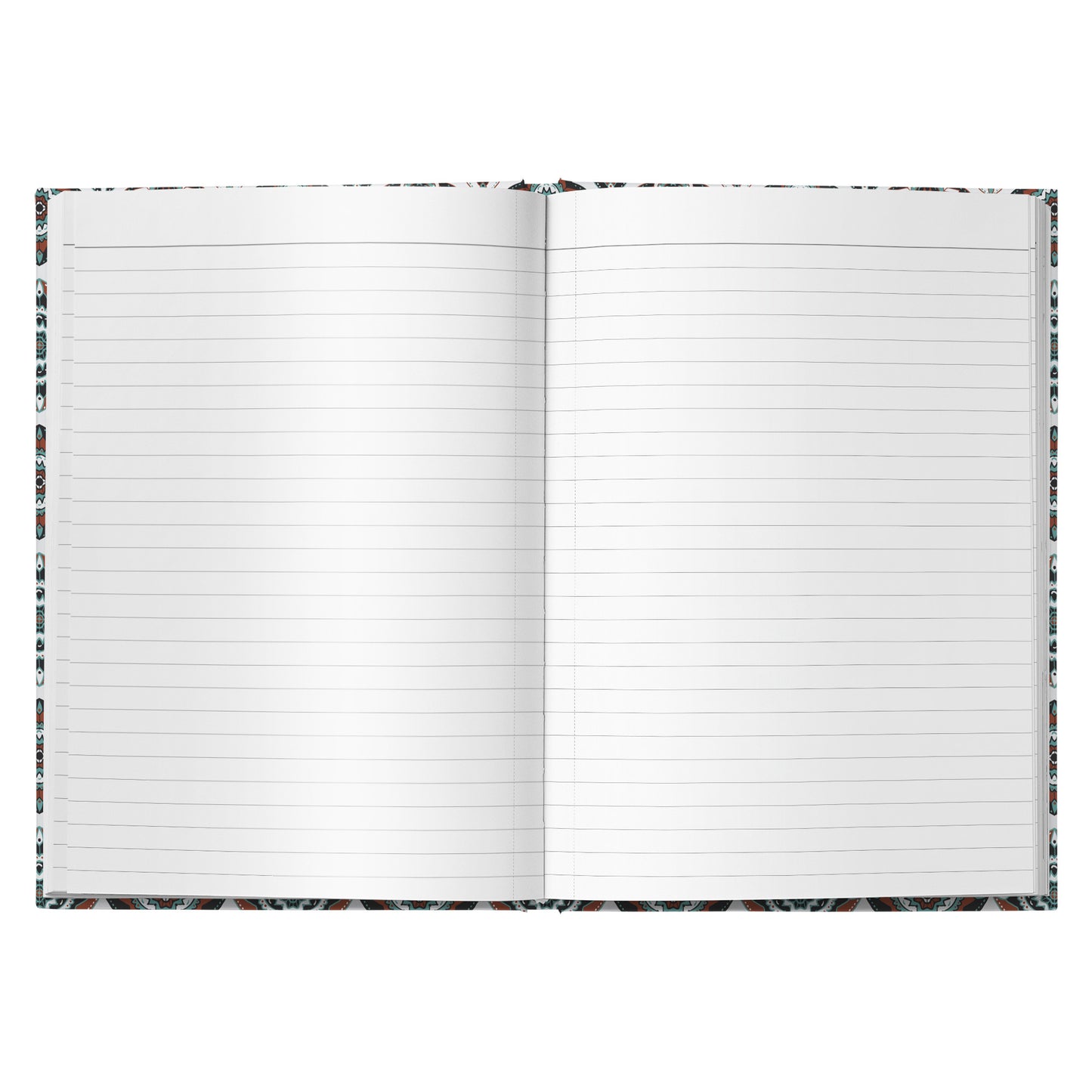 Diamond Medallions Hardcover Journal, Perforated Lined Sheets