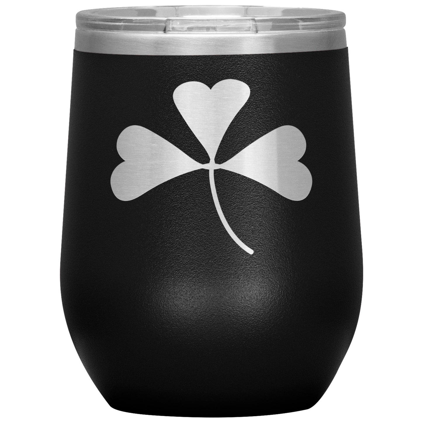 Insulated Wine Tumbler, Shamrock, 12 oz.