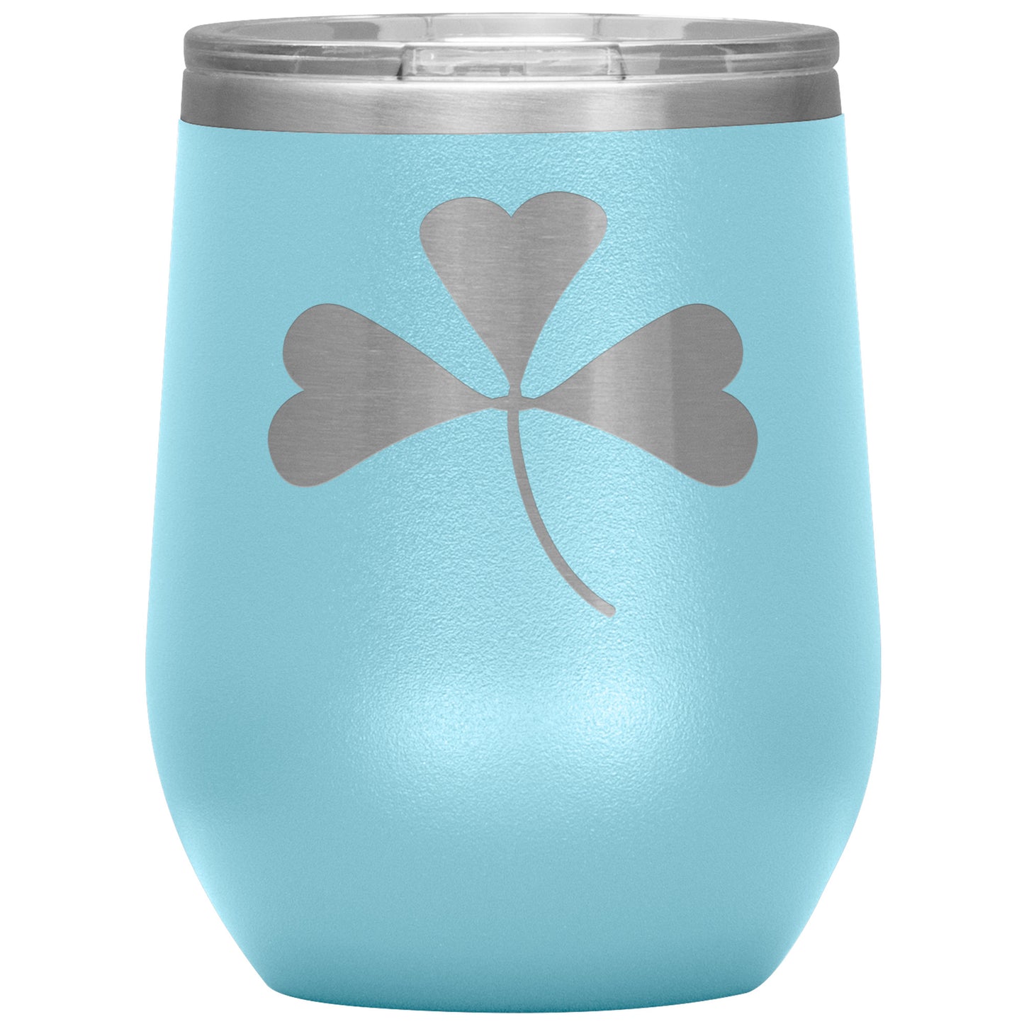 Insulated Wine Tumbler, Shamrock, 12 oz.