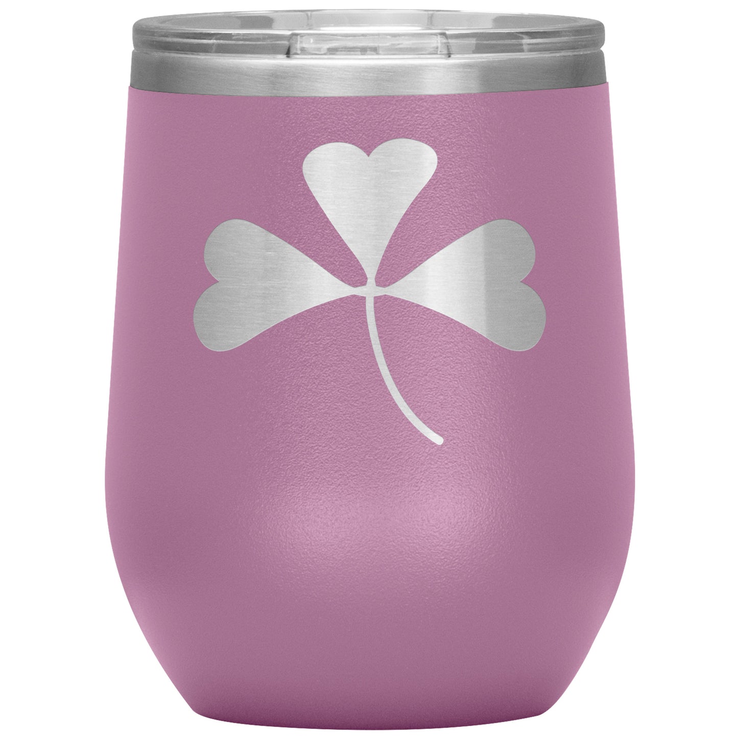 Insulated Wine Tumbler, Shamrock, 12 oz.