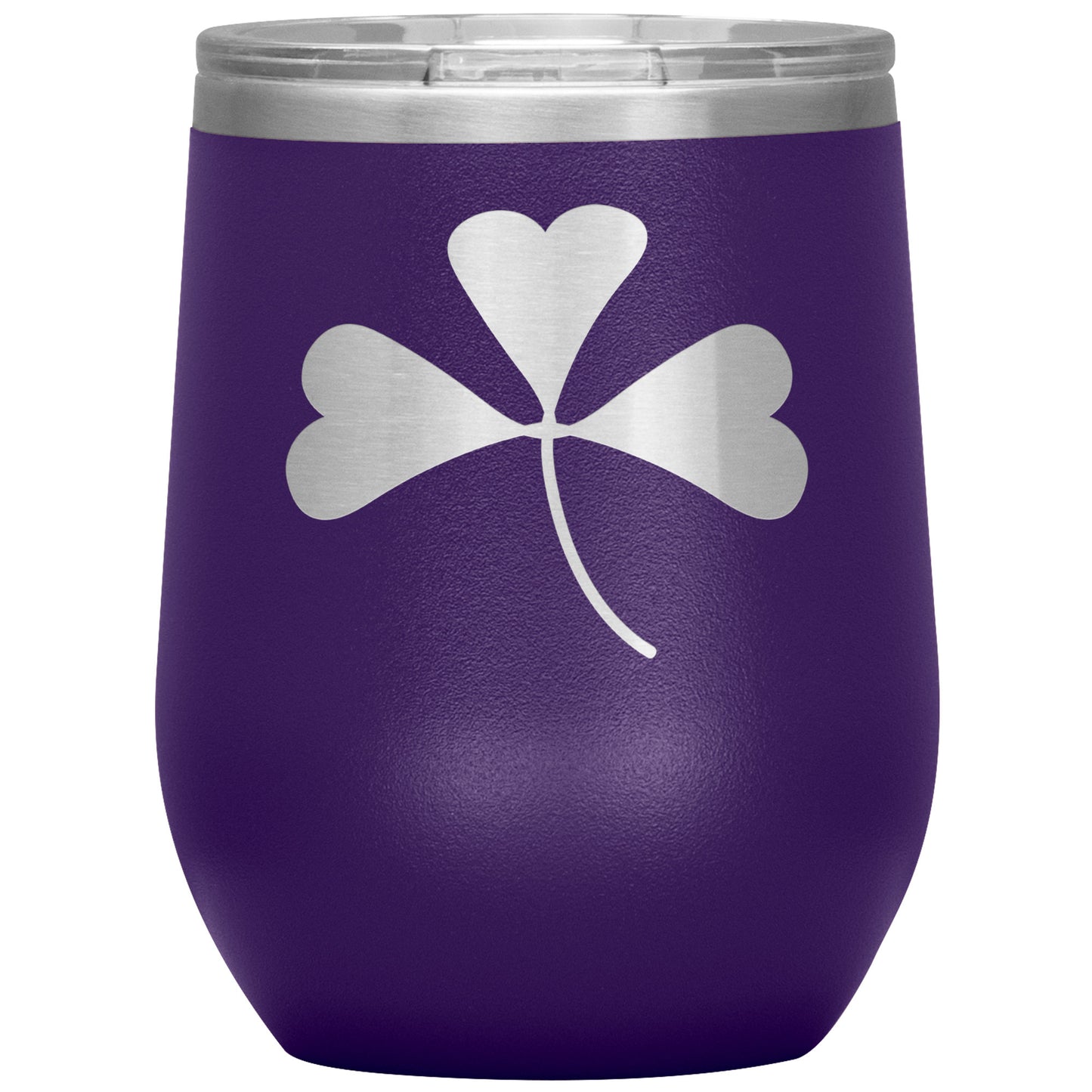 Insulated Wine Tumbler, Shamrock, 12 oz.
