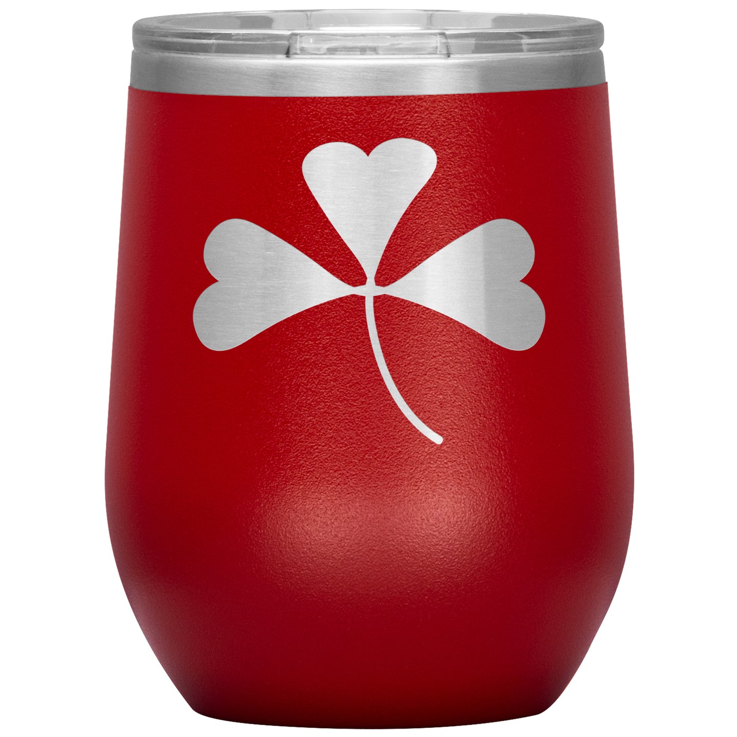 Insulated Wine Tumbler, Shamrock, 12 oz.
