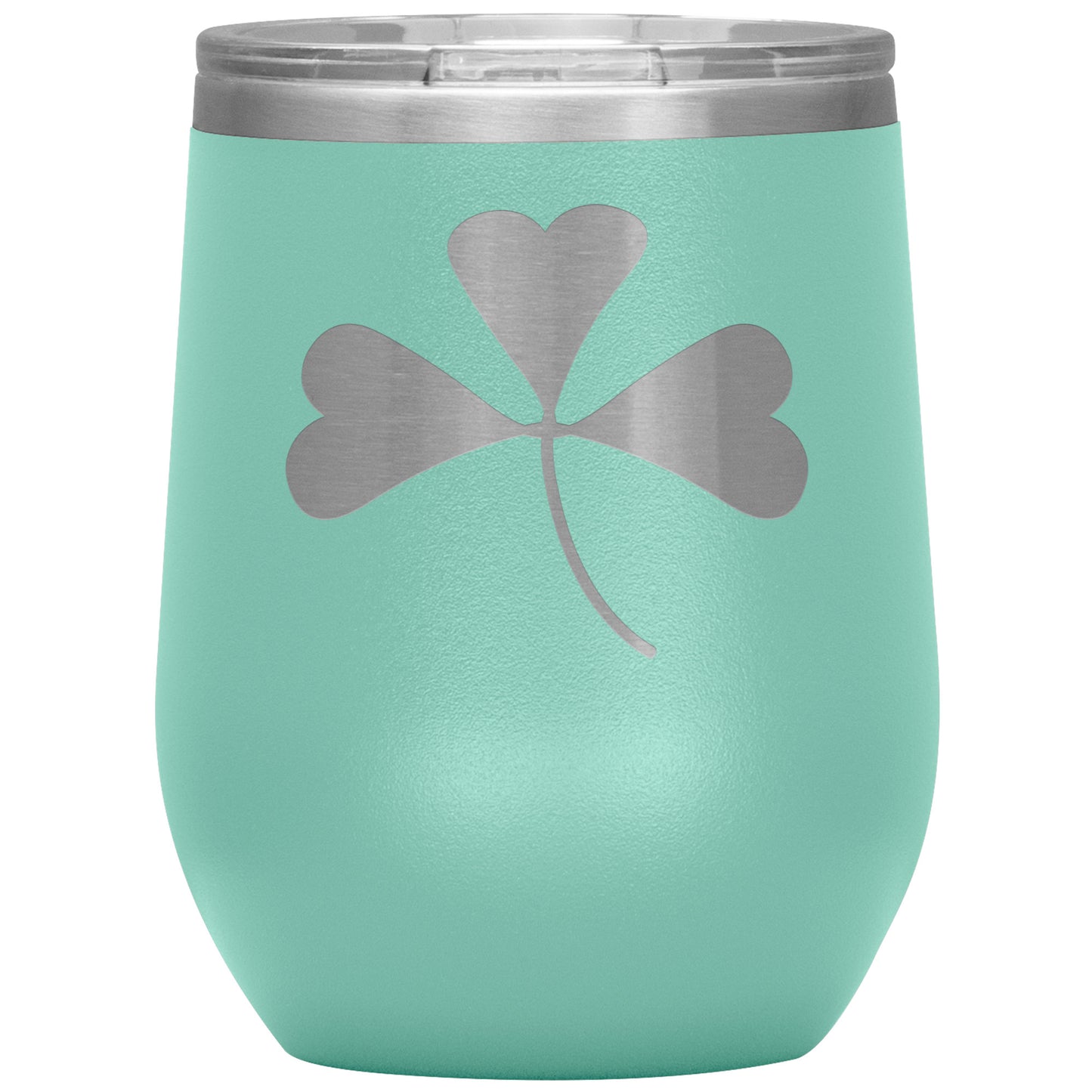 Insulated Wine Tumbler, Shamrock, 12 oz.