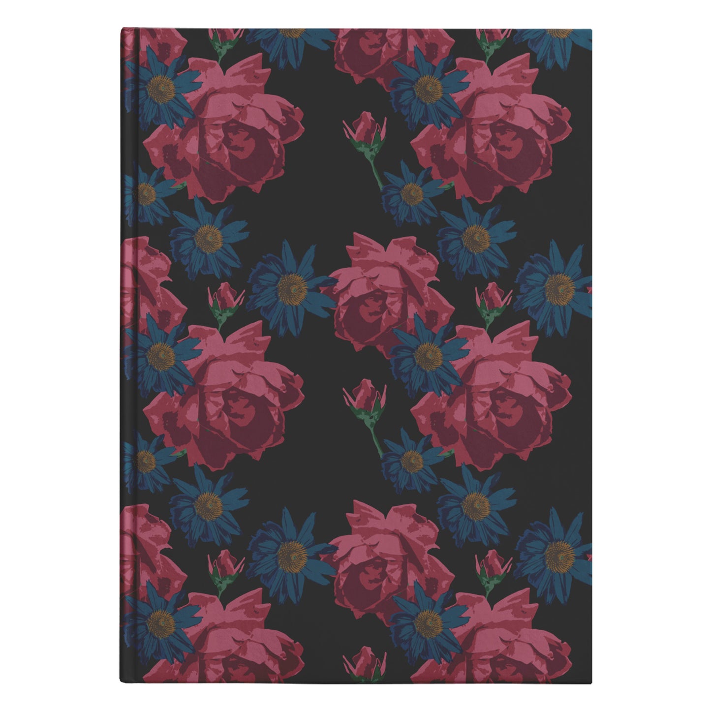 Moody Roses Hardcover Journal, Perforated Lined Sheets