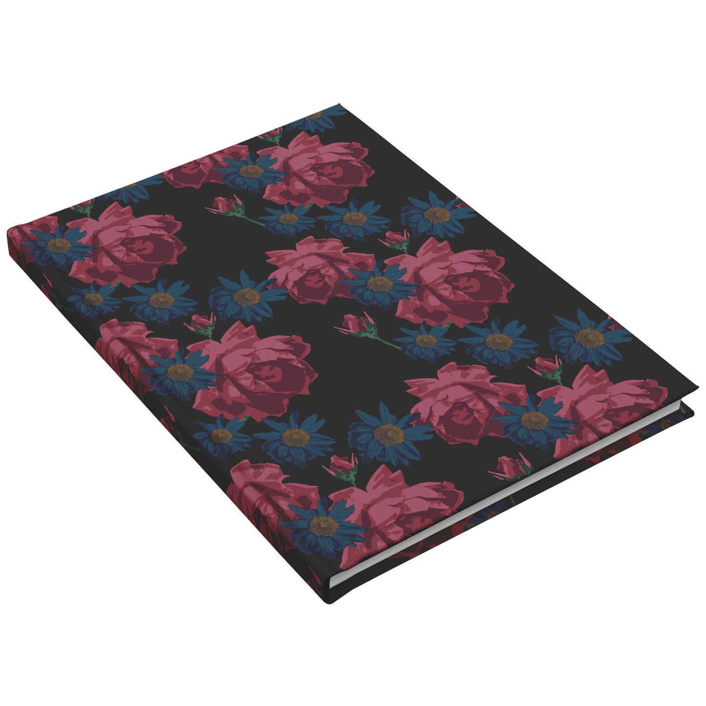 Moody Roses Hardcover Journal, Perforated Lined Sheets