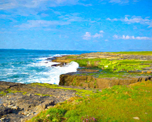 Sligo Bay Coastline Photography, Painterly Effect