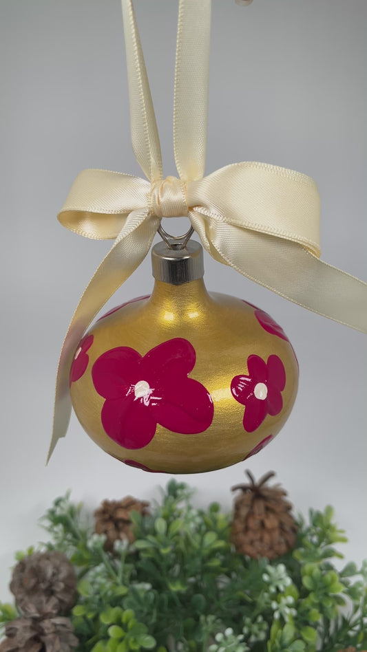 The Skye Hand Painted Ceramic Ornament, One of a Kind Gift